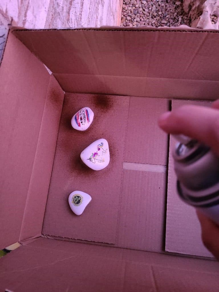 Sealing Stamped Rocks