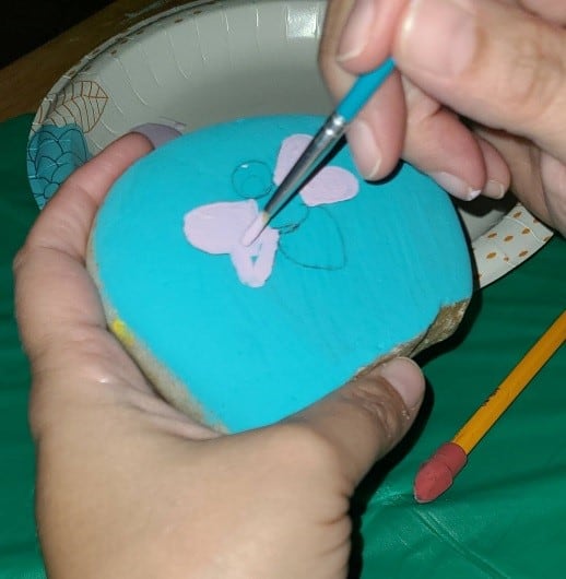 Butterfly Rock Painting for Beginners - BF6