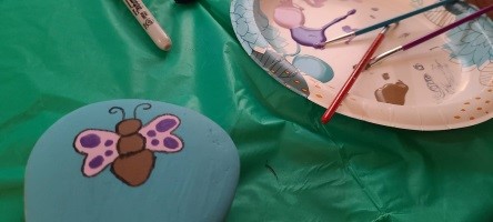 Butterfly Rock Painting for Beginners - BF7
