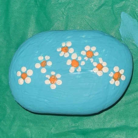 Drawing and Painting the Daisey on the Rock 2