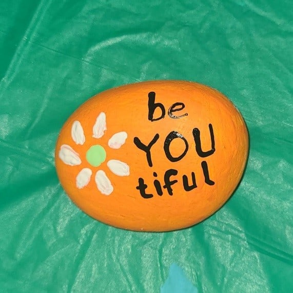 Kindness Rocks - be-YOU-tiful hide and seek rocks
