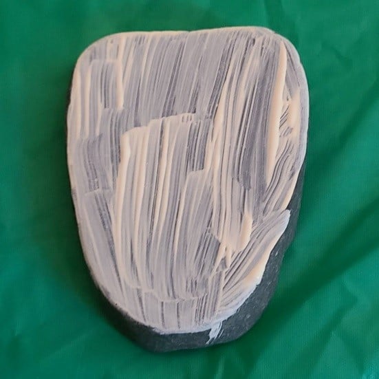 Base coat for Snowy Owl rock