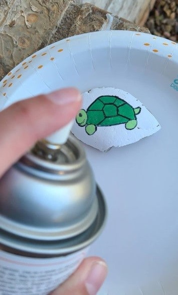 Turtle Rock Painting - T13