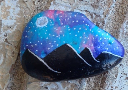 Saran Wrap Rock Painting – A Kids Favorite!