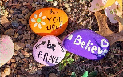 How to Create Hide and Seek Rocks with Kindness Messages