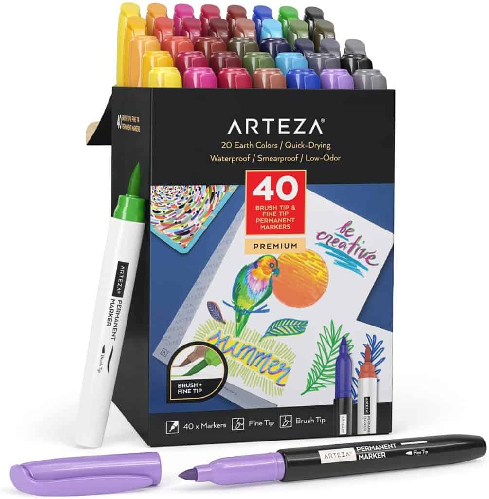 Arteza Markers for Rock Painting