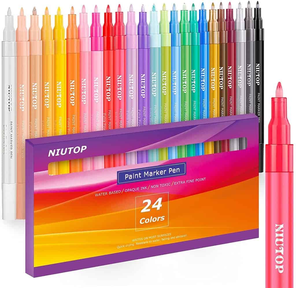 Niutop Paint Pens for Rock Painting