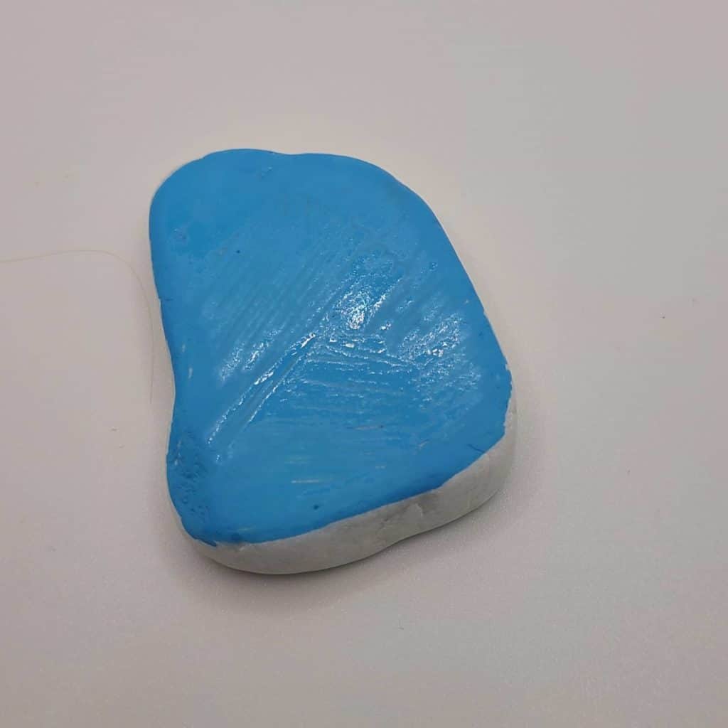 Winter Rock Painting Base Coat 1