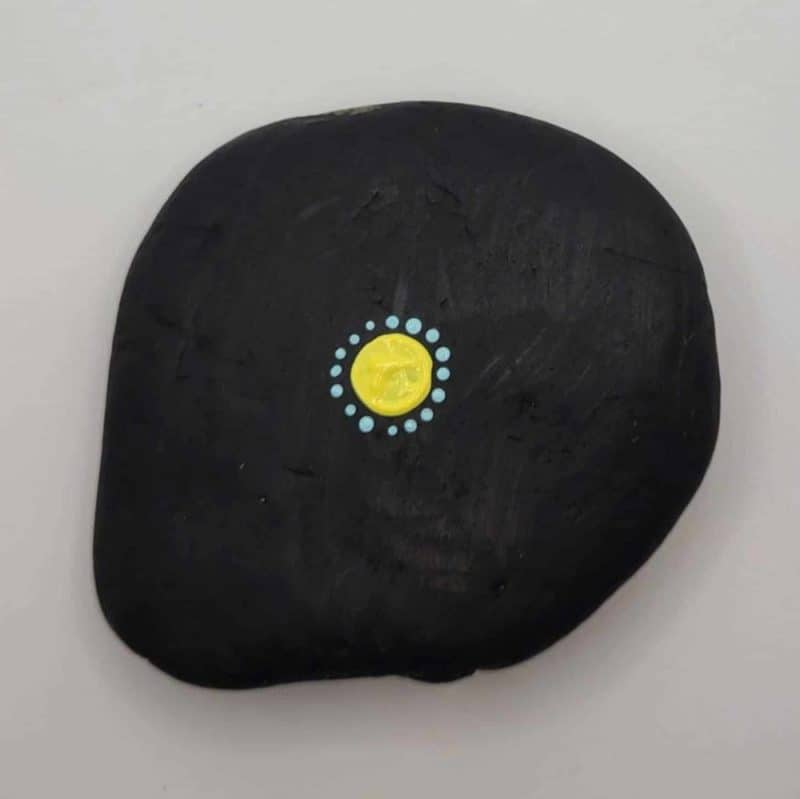 Mandala Painted Rocks - Design 1a
