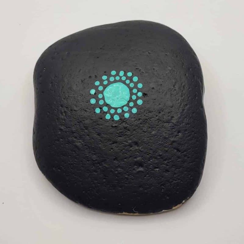 Mandala Painted Rocks - Design 2a