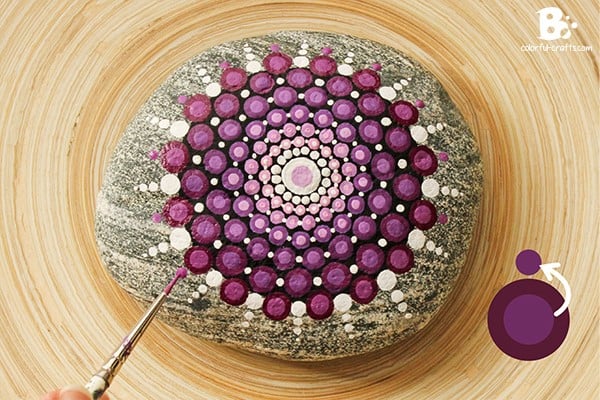 Mandala Stones DIY by Colorful Crafts