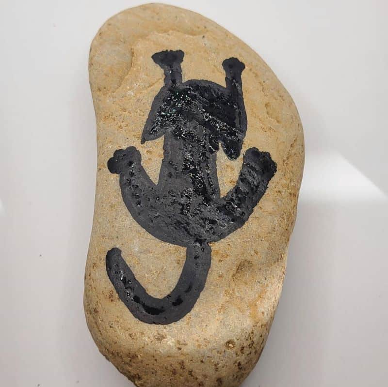 cat painted rocks 2a
