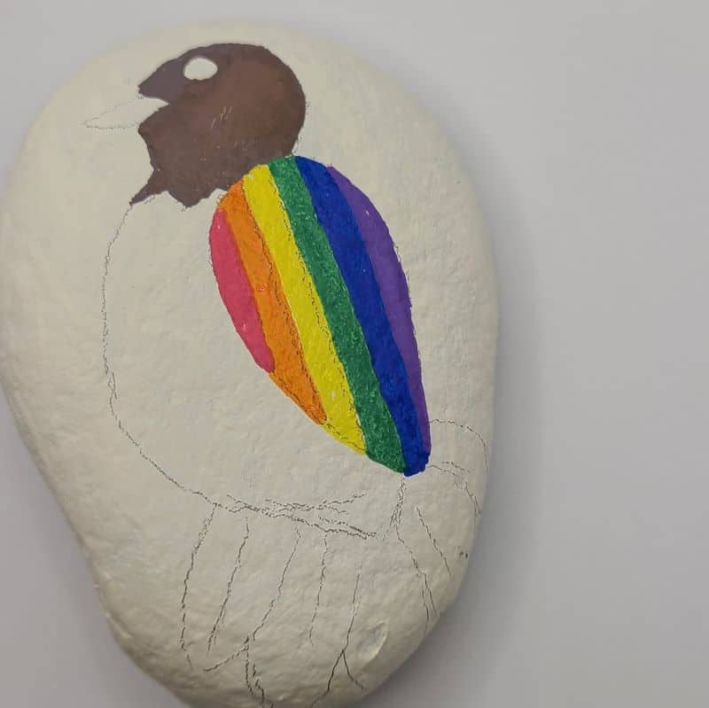 colorful painted rocks design 2b