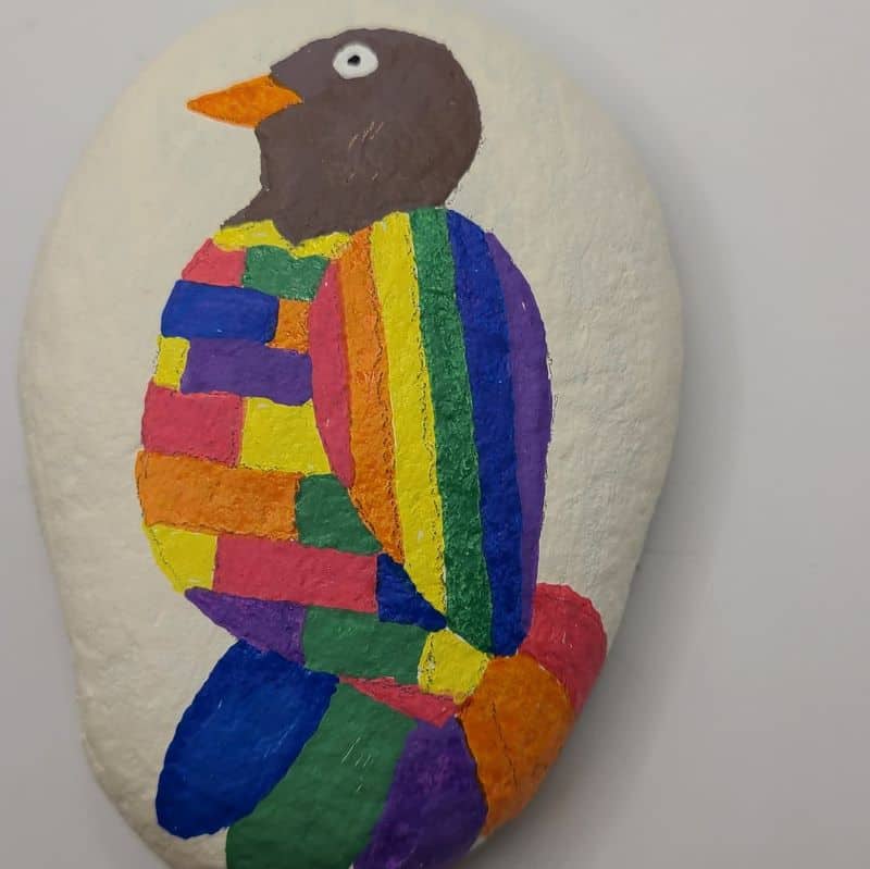 colorful painted rocks design 2f
