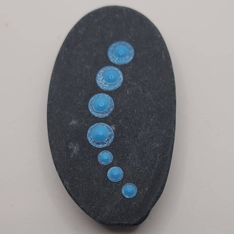 Glow in the Dark Painted Rocks Design 1a