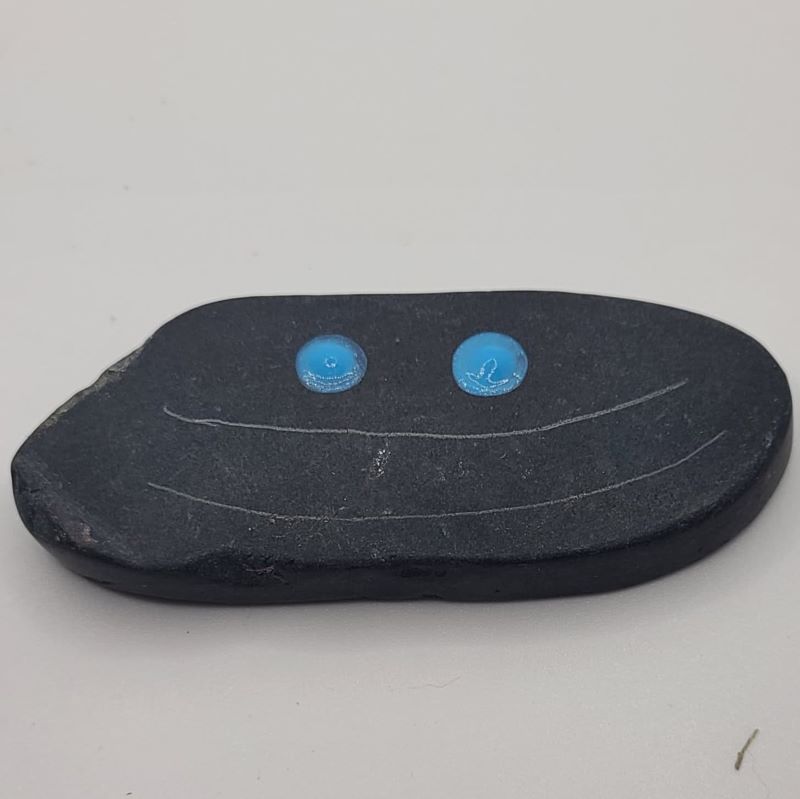 Glow in the Dark Painted Rocks Design 3a