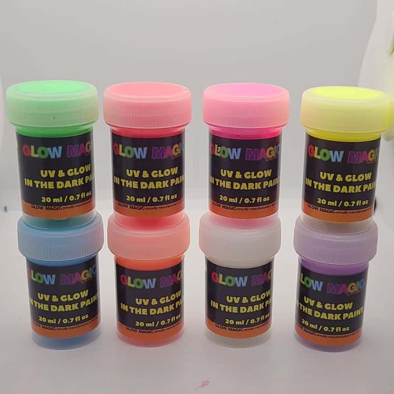 Glow in the Dark Painted Rocks - Paint