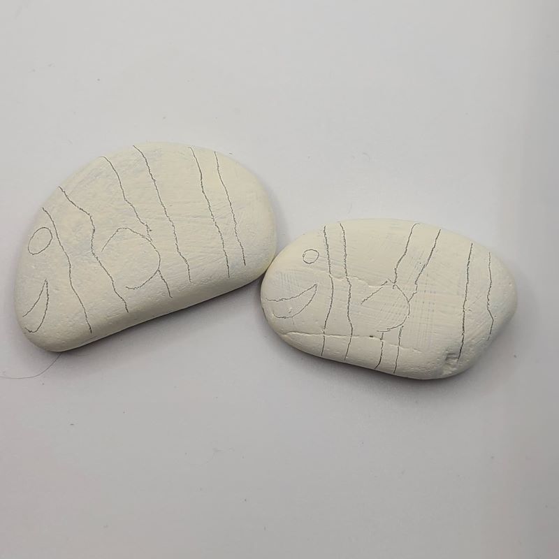 fish rock painting image 1a