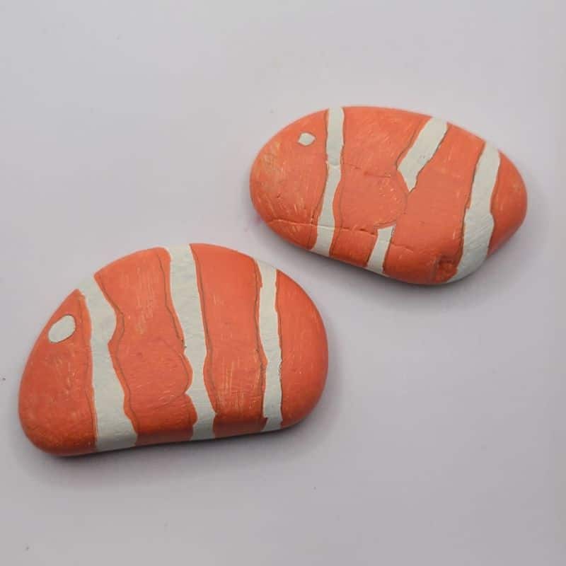fish rock painting image 1b
