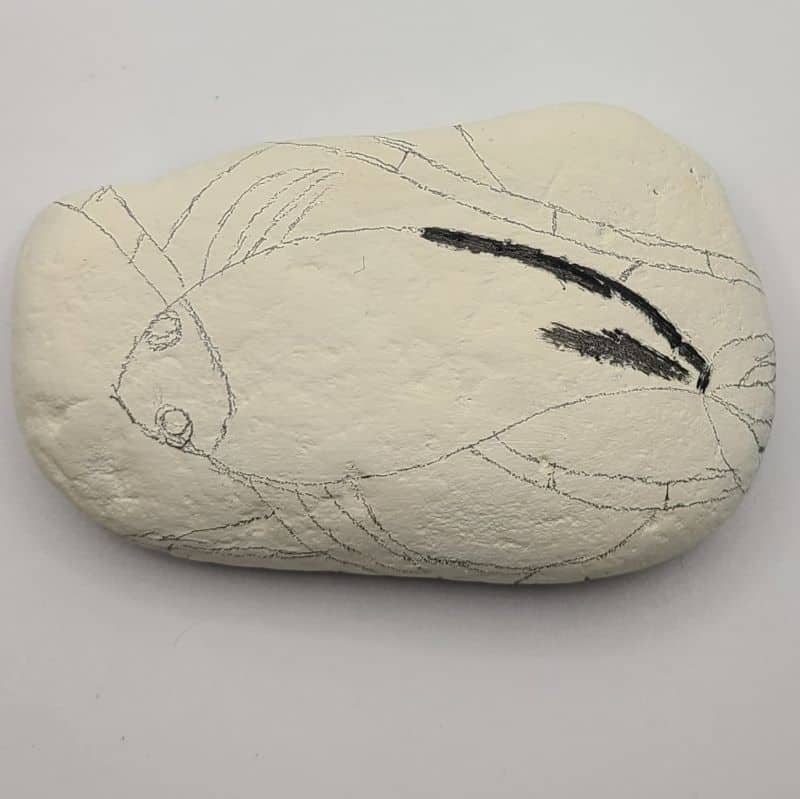 fish rock painting image 3a