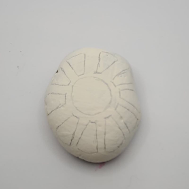 sun painted rocks design 2a