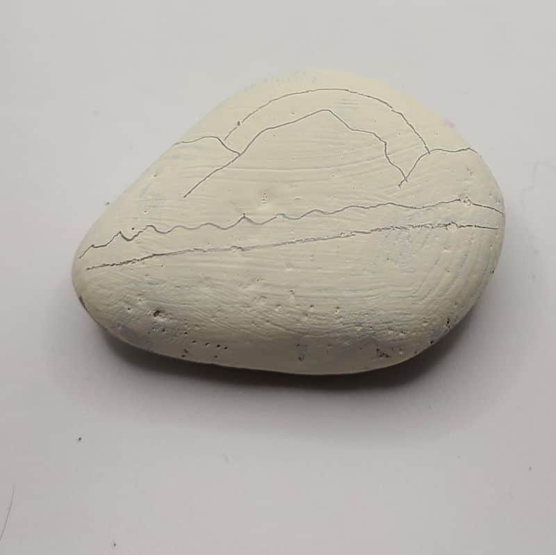 sun painted rocks design 4a