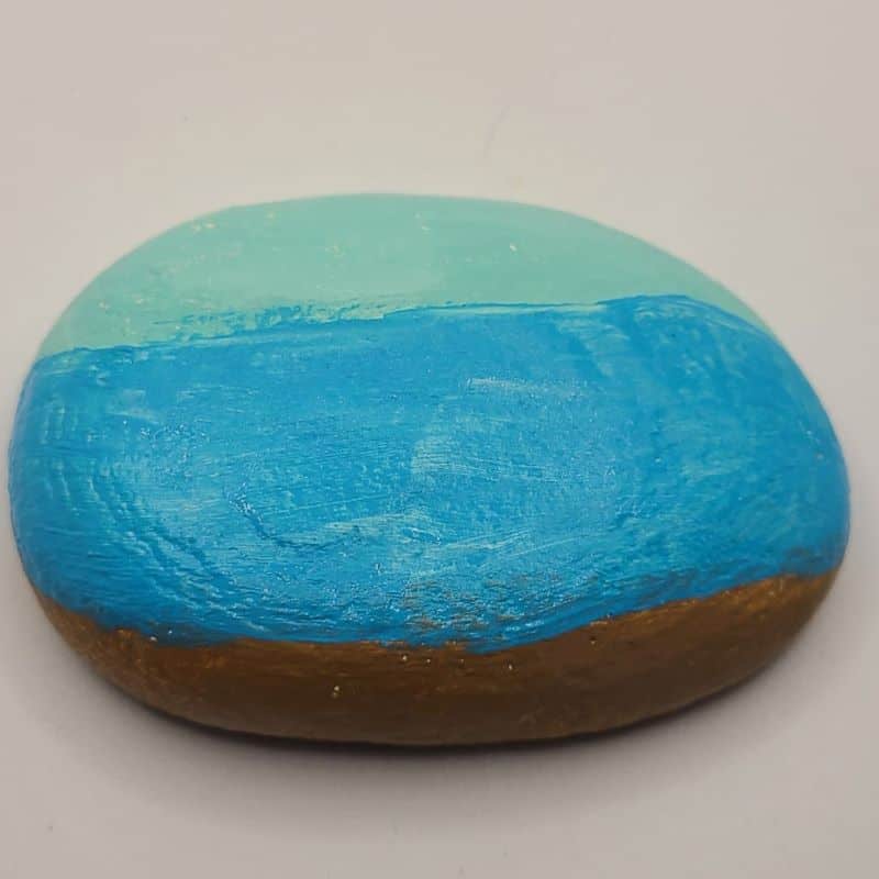 whale painted rocks design 3a
