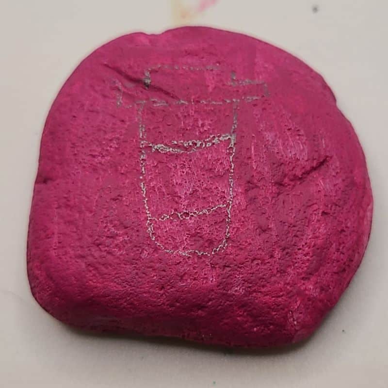coffee painted rocks design 2a