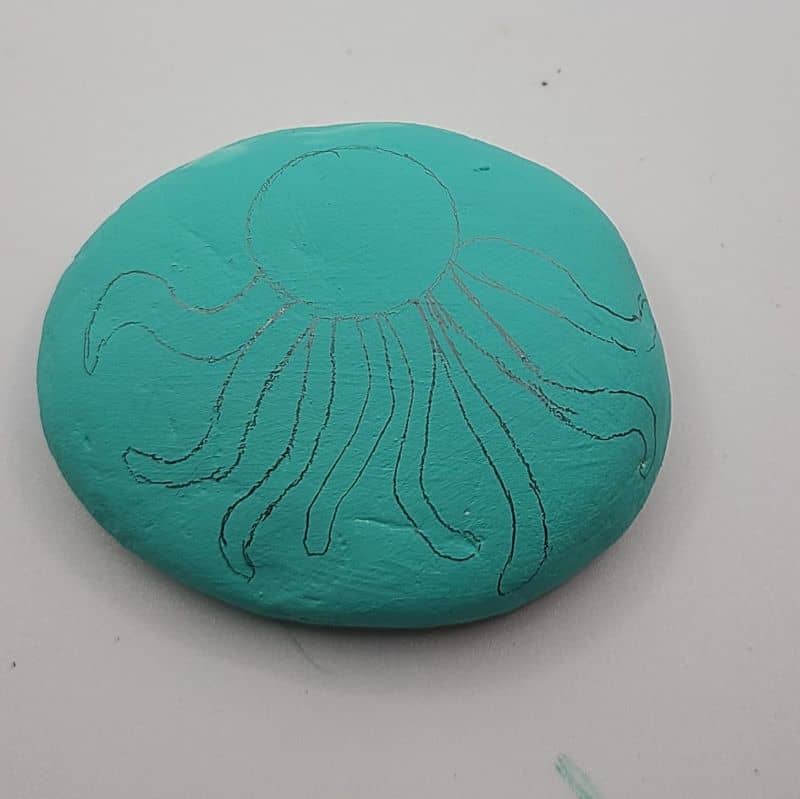 octopus painted rocks design 2a