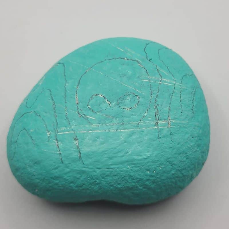 octopus painted rocks design 3a