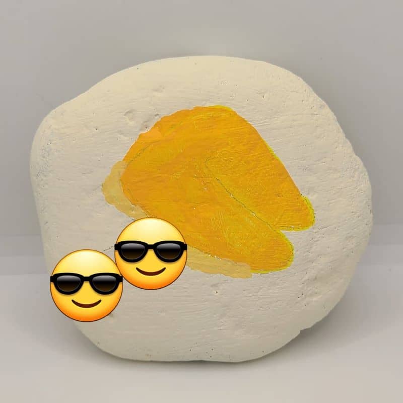 Fortune Cookie Painted Rock second step