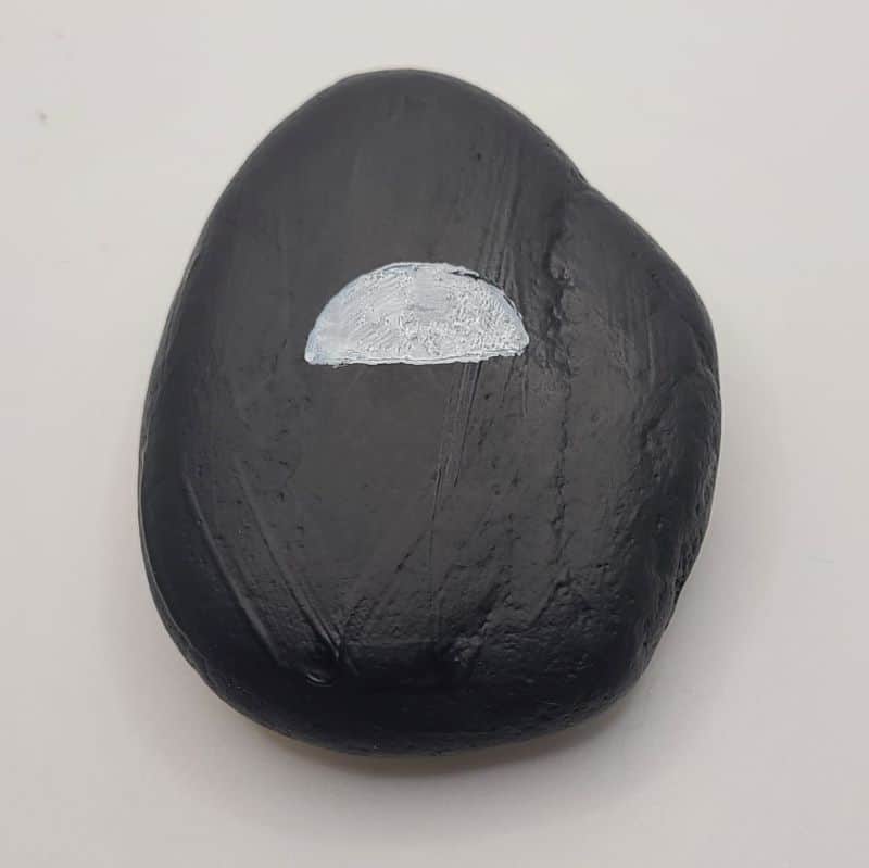 moon painted rocks design 1a