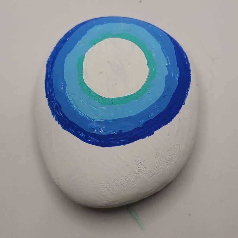 moon painted rocks design 3b