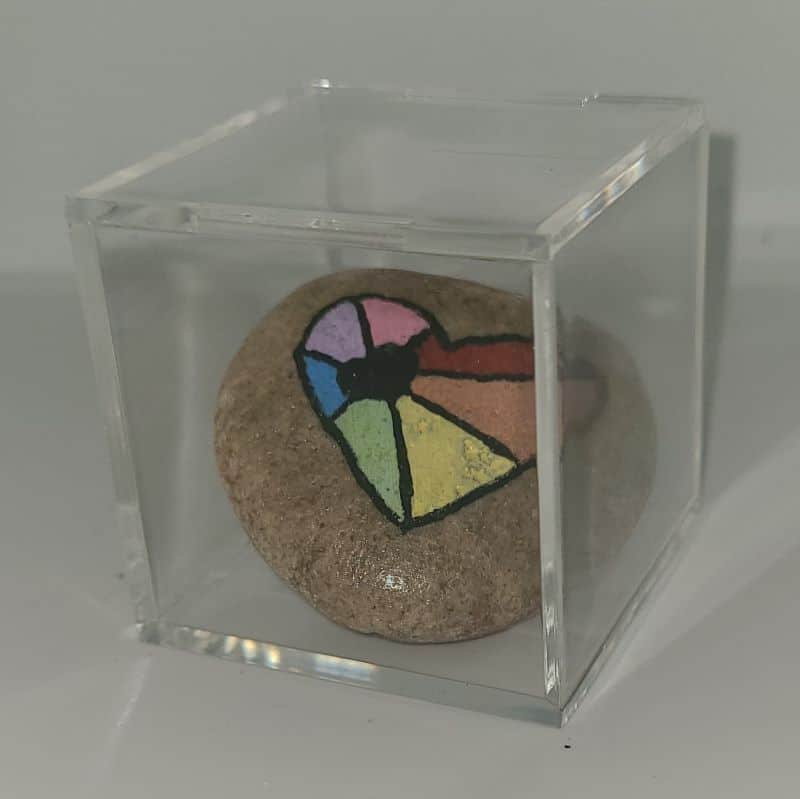 Displaying Rocks in Plastic Case Displaying Rocks in Plastic Case