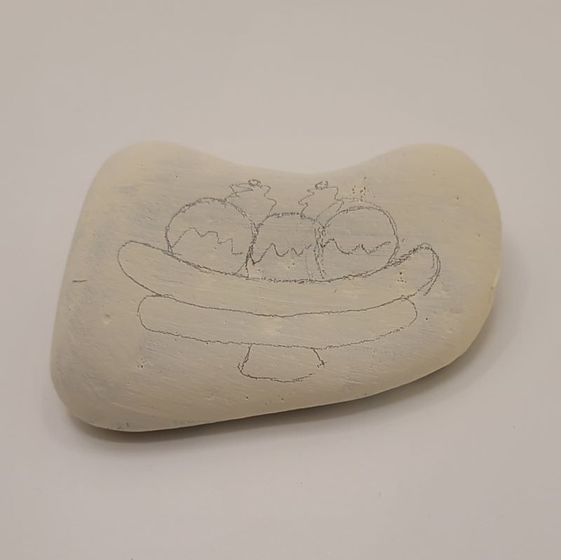 Ice Cream Painted Rocks Design 3a