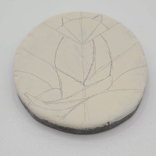 fox painted rocks - fox stained glass pencil