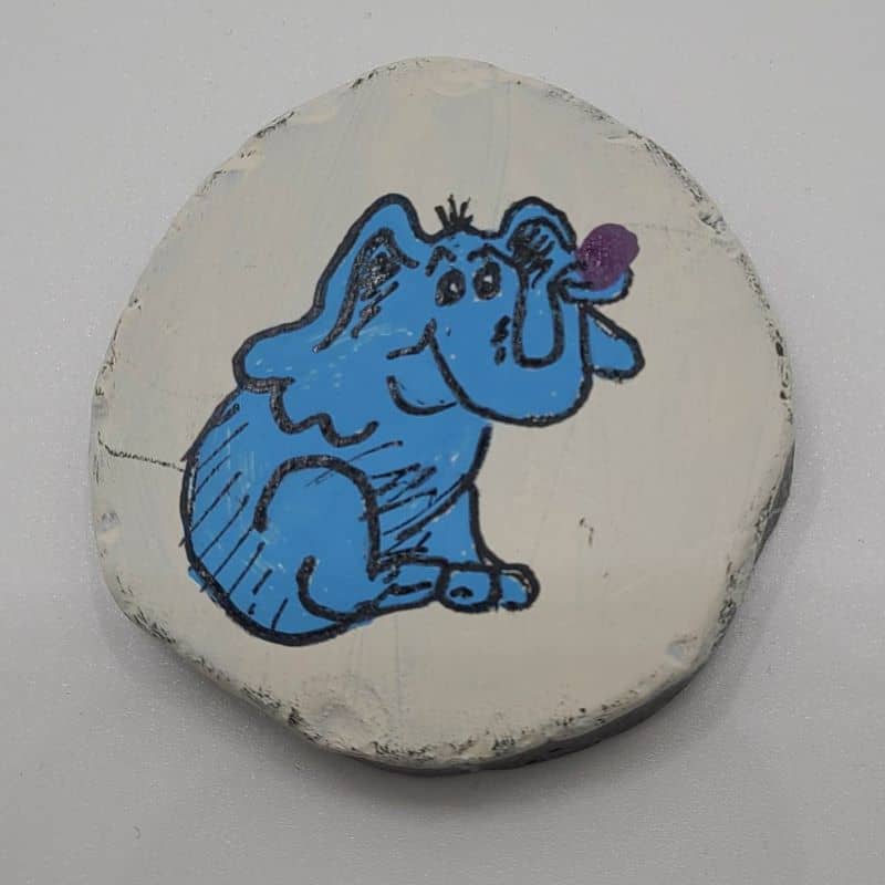 Dr Seuss Painted Rocks - Horton Final
