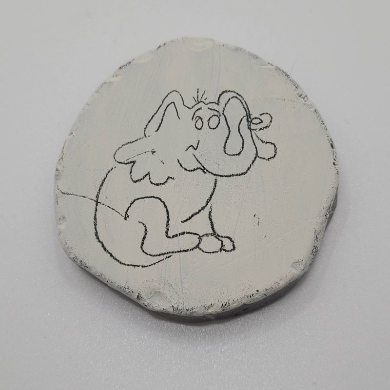 Dr Seuss Painted Rocks - Pencil Horton