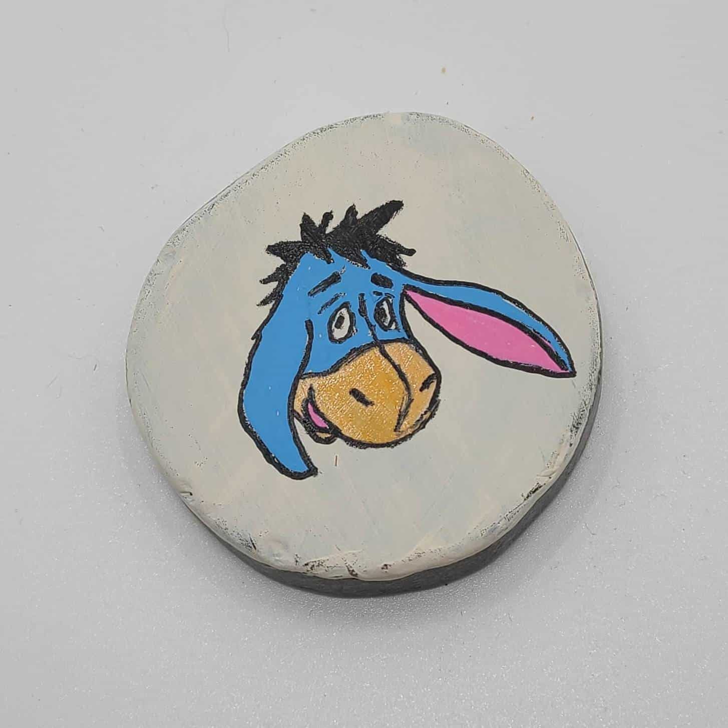 winnie the pooh painted rocks - painting eeyore