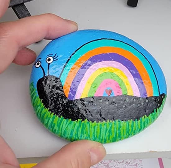 Rainbow Snail by Sherrie Mills
